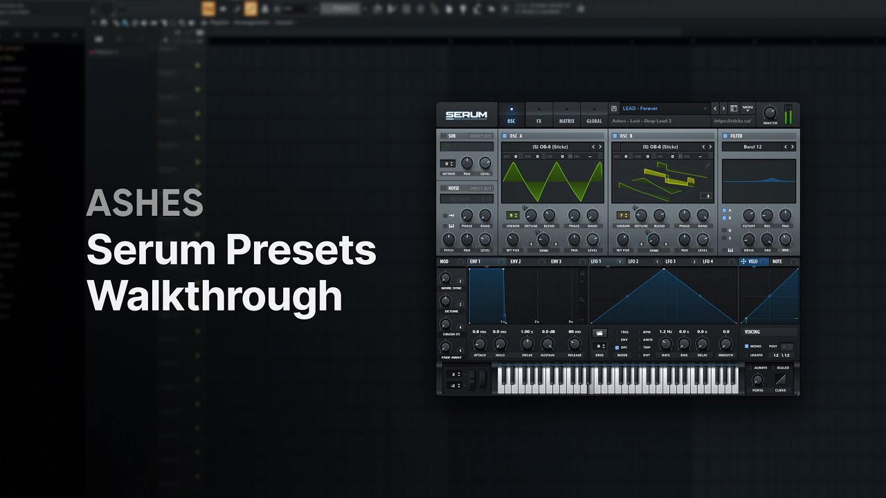 ASHES | Serum Presets Walkthrough (Illenium Inspired) | Stickz