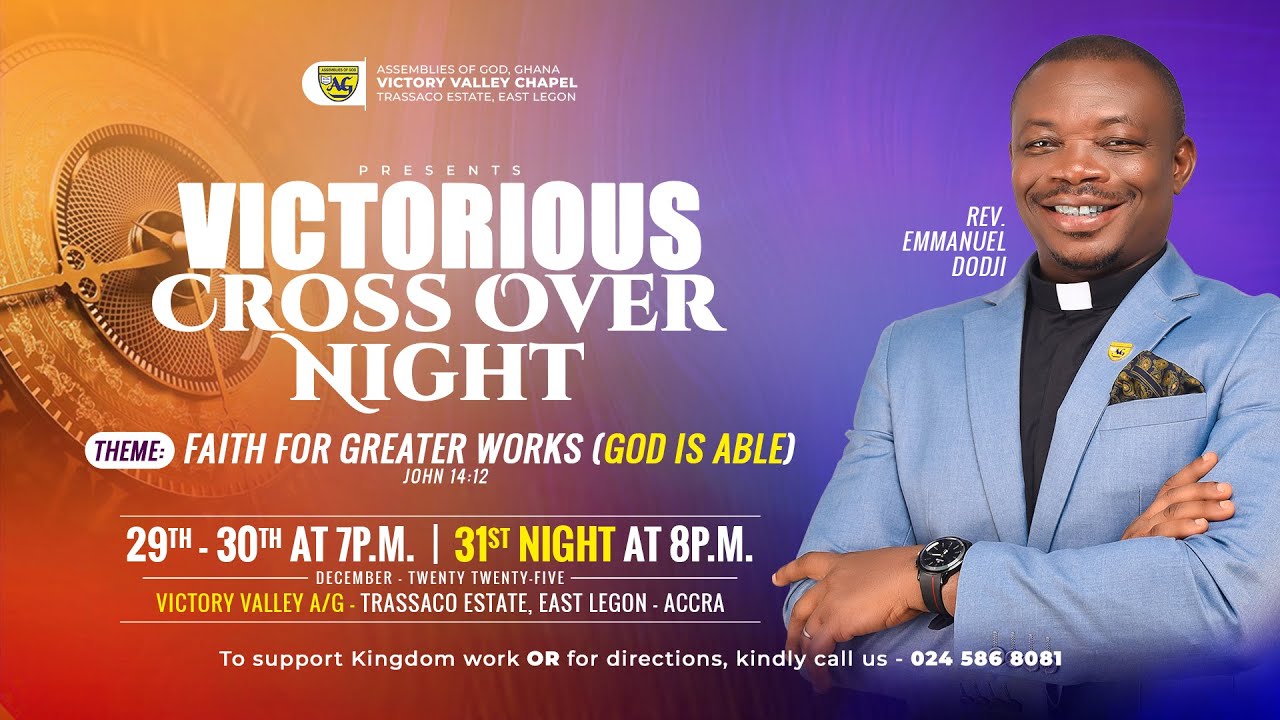 VICTORIOUS CROSSOVER NIGHT | 31ST DECEMBER 2025 | VICTORY VALLEY CHAPEL AG