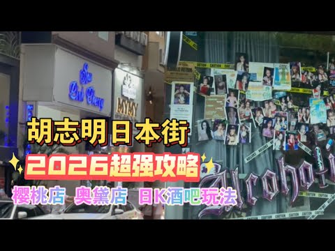 越南胡志明日本街，2026超强攻略，樱桃、奥黛、日式ktv