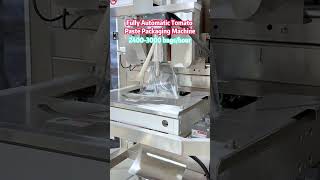 Automatic Tomato Ketchup Pouch Packaging Machine | Piston Pump Filler