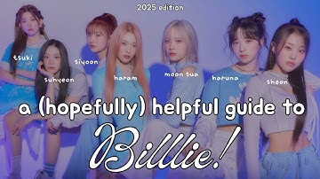 guide to BILLLIE! (2025 edition)