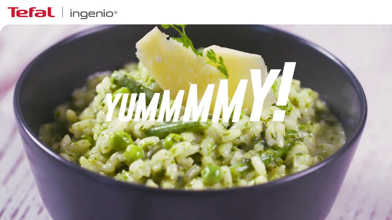 Green Vegetable Risotto by Tefal Ingenio YouTube