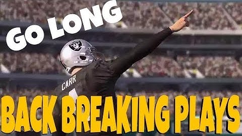 BOMBS AWAY! 1 PLAY TOUCHDOWN FOR EVERY COVERAGE FROM RAIDERS BOOK! TIPS MADDEN 18 MONEY PLAY SCHEME