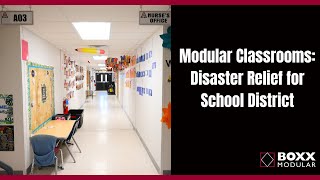 Modular Classrooms: Disaster Relief for Antietam School District | BOXX Modular