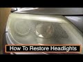 How to RESTORE HEADLIGHTS on CORRECT WAY at HOME