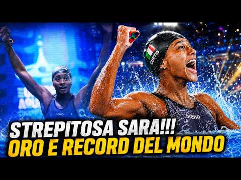 Video SARA CURTIS ORO E ALTRO RECORD DEL MONDO NEI 50 DORSO A PARIGI: È ASSURDO. È UN SOGNO
