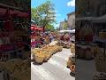 Marché d’Eygalières 南フランスの村エガリエールのマルシェ