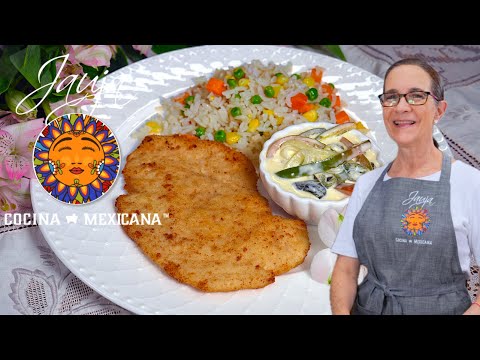 El Truco para Milanesas Empanizadas Extra Crujientes y Salsita de Chiles con Crema