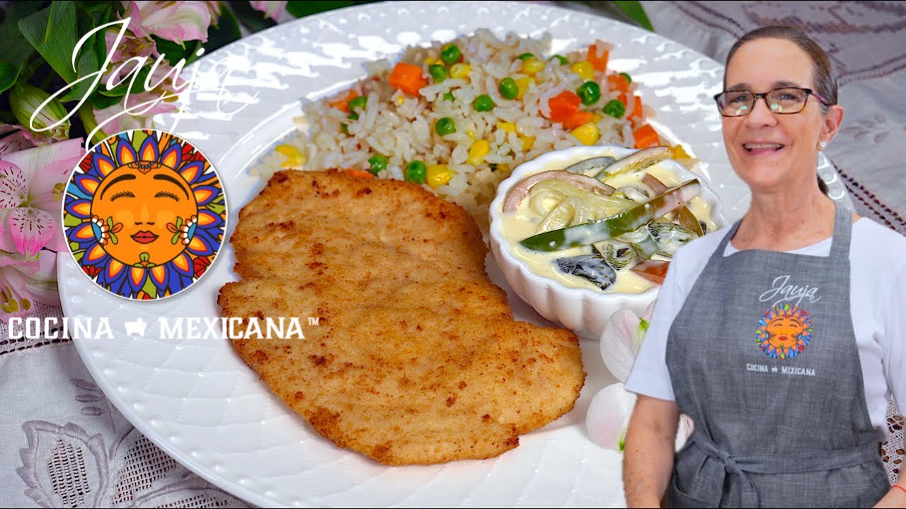 El Truco para Milanesas Empanizadas Extra Crujientes y Salsita de Chiles con Crema