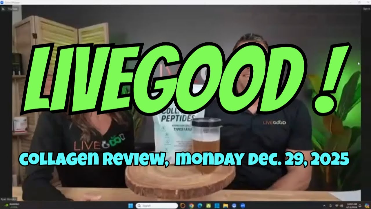 LIVEGOOD: Доктор Райан и Лиза Гудкин, обзор продукции, вопросы и ответы в прямом эфире.