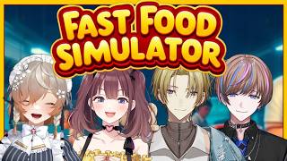 【Fast Food Simulator】Cooking With Friends!!!【NIJISANJI EN | Klara Charmwood】