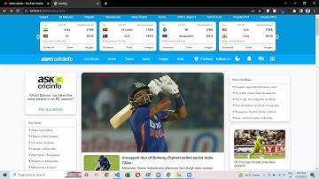UNIT-2 weekly project in Masai School ||  Cricinfo website clone || English practice ||#masaischool