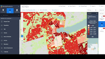 SimplyAnalytics Location Search