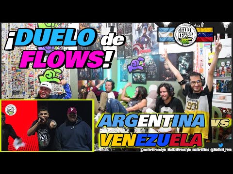 🔴COLOMBIANOS REACCIONAN a ARGENTINA vs VENEZUELA - DUELO de FLOWS [GOD LEVEL PAISES 2019]