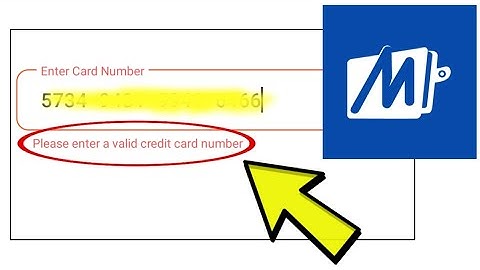 How To Fix Mobikwik App Please enter a valid credit card number Problem Solved