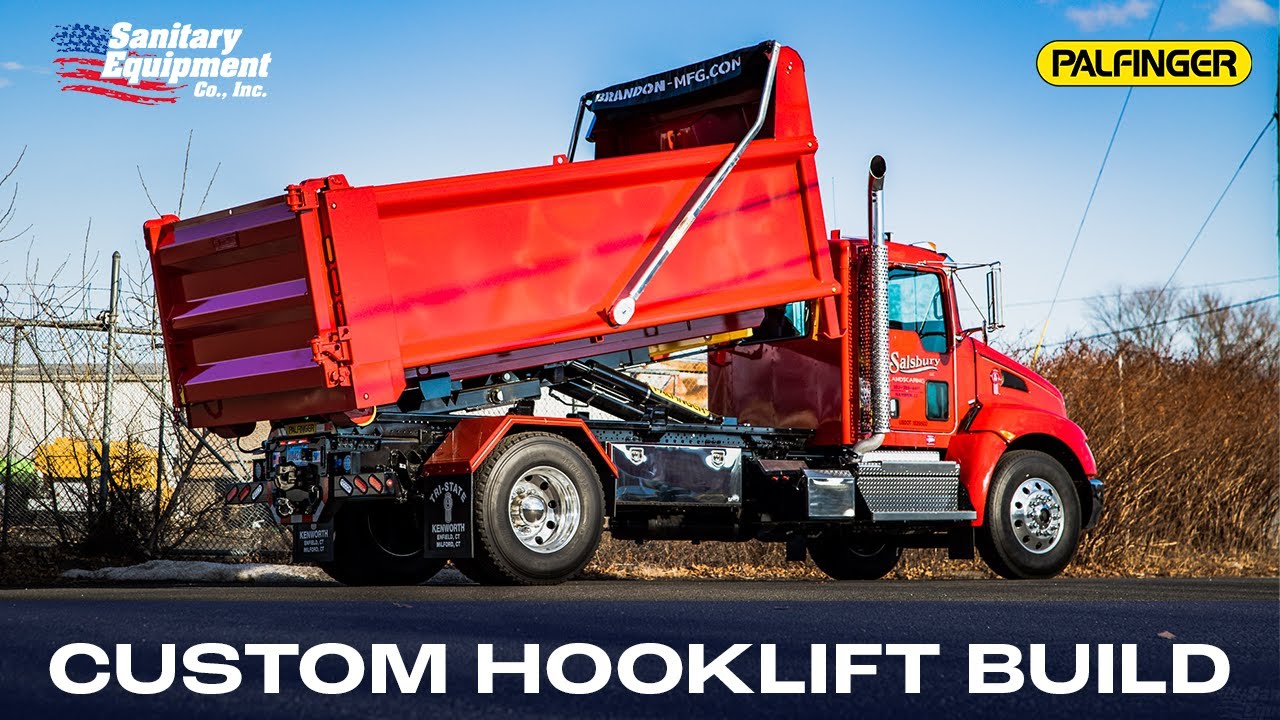 Custom Hooklift Build by SECI- Palfinger T29 (Sanitary Equipment Company)