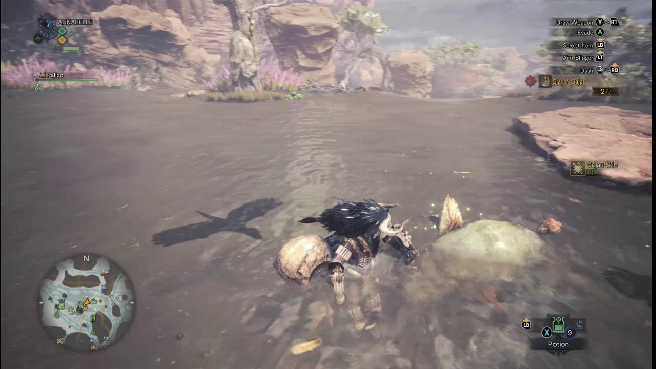 monster munter world side quest the pain from gains gajau fish