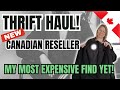 Thrift Haul + My First High End Brand Find! Value Village Haul (Canadian Reseller)