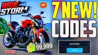 [UPD] ⚠️NEW ALL⚠️UPDATE CODES - RIDE STORM ROBLOX CODES - CODES FOR RIDE STORM 2026