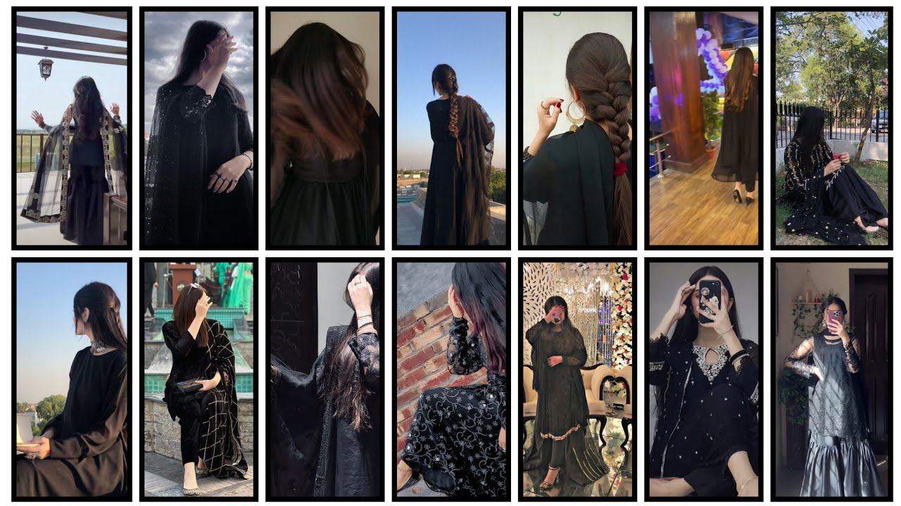 Black dress dpz for girls 👧 whatsapp dp collection 😍 dpz collection 👧 ✨️