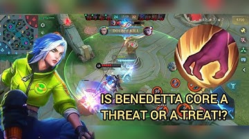 Is Benedetta Really Effective As a Core⁉️ BENEDETTA JUNGLE GAMEPLAY‼️#benedetta #mobilelegends 