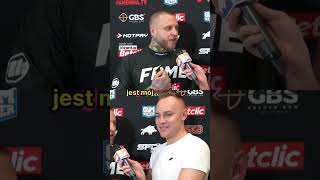 💥 WYWIAD Z GWIAZDĄ OKTAGONU: BANDURĄ!! 🔥 #shorts #sportywalki #mma #famemma #treningmma