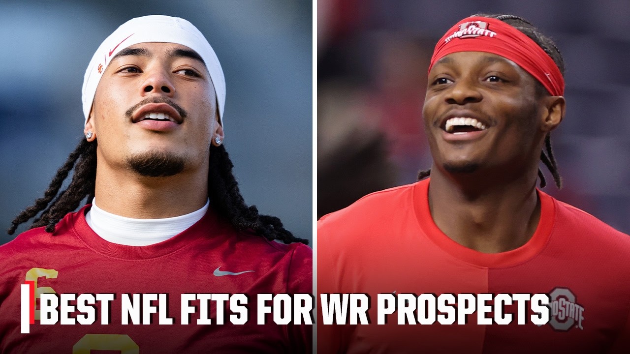 Best NFL fits for top 2026 NFL Draft WR prospects | NFL Draft Daily
