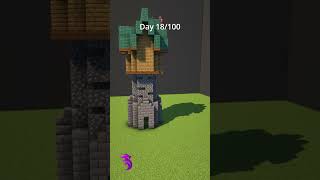 #minecraft Rustic Windmill Day 18 of 100