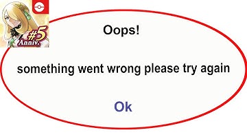 Fix Pokemon Master Ex App Oops Something Went Wrong Error | Fix Pokemon Master Ex  went wrong error
