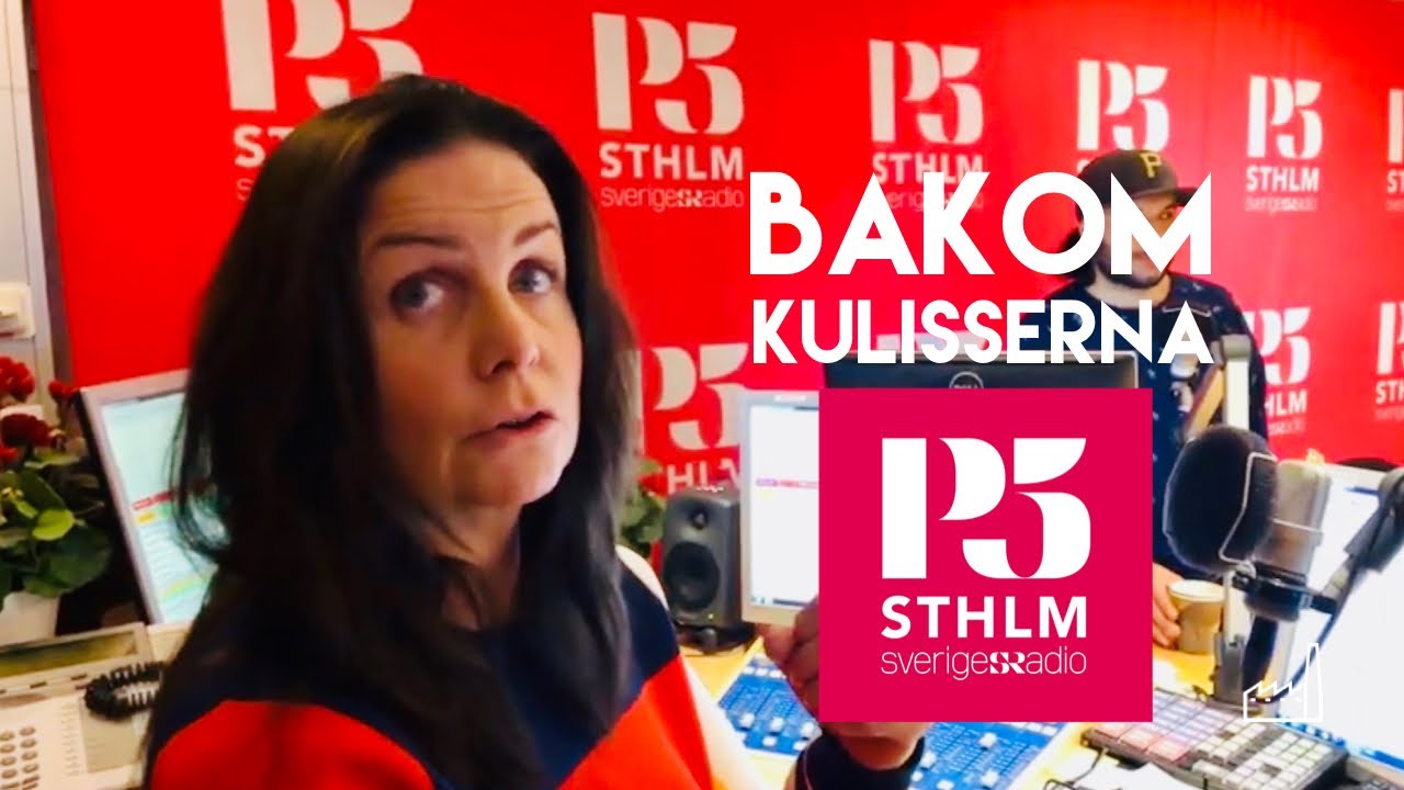 Titti Schultz - bakom kulisserna i P5 STHLM:s studio