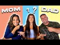 Who Knows Me Better?!? (Mom vs Dad)