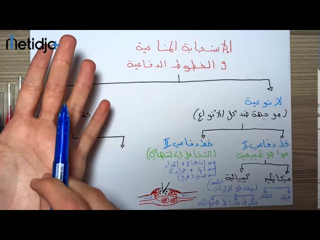 المناعة : الجزء 5 ( انواع الرد المناعي والخطوط الدفاعية )