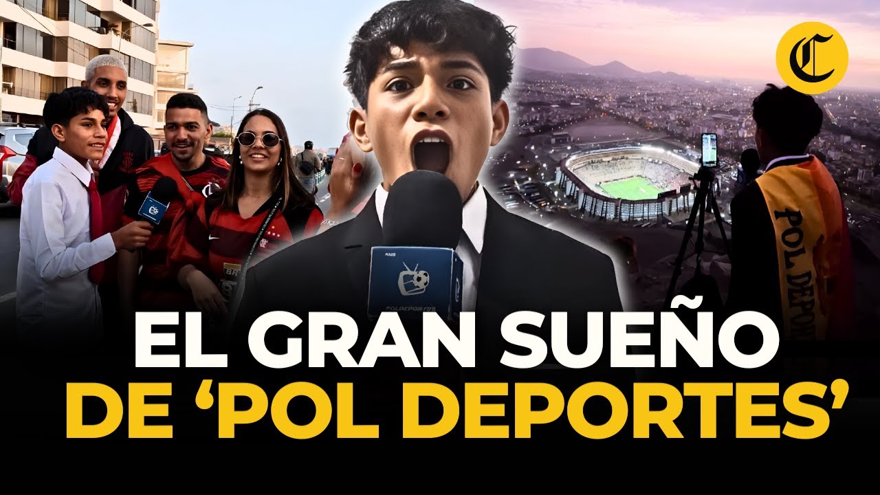 Cliver Huamán: el joven que narró la final de la Copa Libertadores desde un cerro | El Comercio