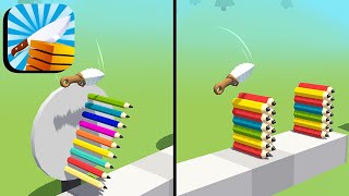 Slice It All Gameplay 🔪🍏🍓 All Levels 137-138