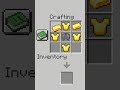 ✨ Crafting GOLDEN ELYTRA in Minecraft! 🪽😱 #shorts