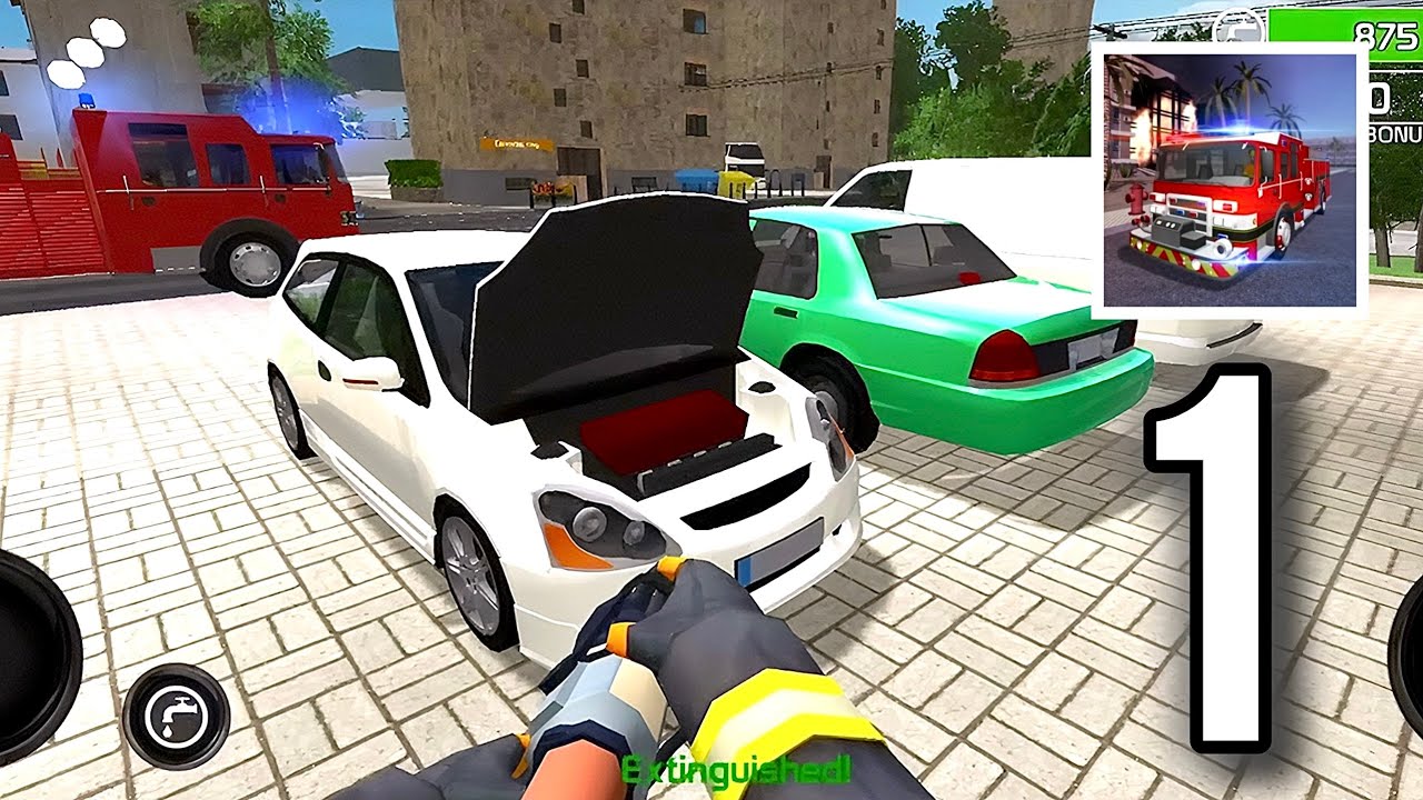 Fire Engine Simulator Gameplay Walkthrough (iOS, Android) - Part 1