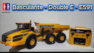 Unpacking Double E Tipper - E591 - Volvo A40G articulated remote