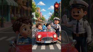 🚦 Red STOP! Yellow WAIT! Green GO! 🚗 | Traffic Rules for Kids | Tiny Tunes