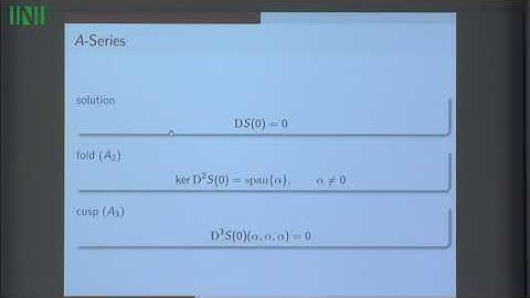 GCS | Dr. Christian Offen | Detection of high codimensional bifurcations in variational PDEs