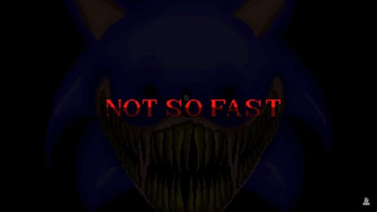 Sonic exe one last round but knuckle s got some gameplay reaction 