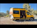 Quick Van Life breakfast || LIVING ALONE Van City Van Life at 58
