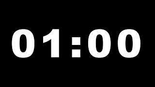 1 Minute Timer with Alarm | 1 Minute Countdown Clock | ClockUnit