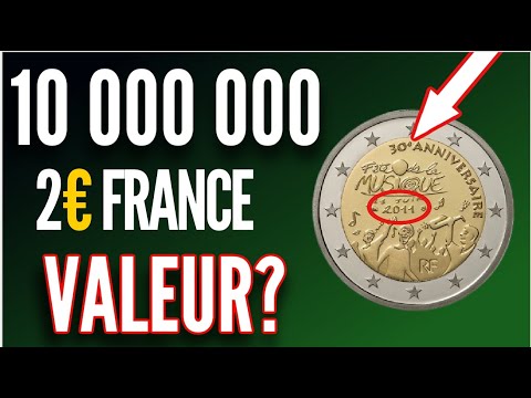 Magnifique 2 EURO FRANCE 2011 VALEUR 10 000 000 