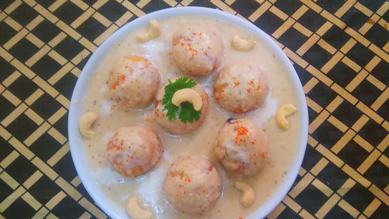 White gravy malai kofta restaurant style ma YouTube