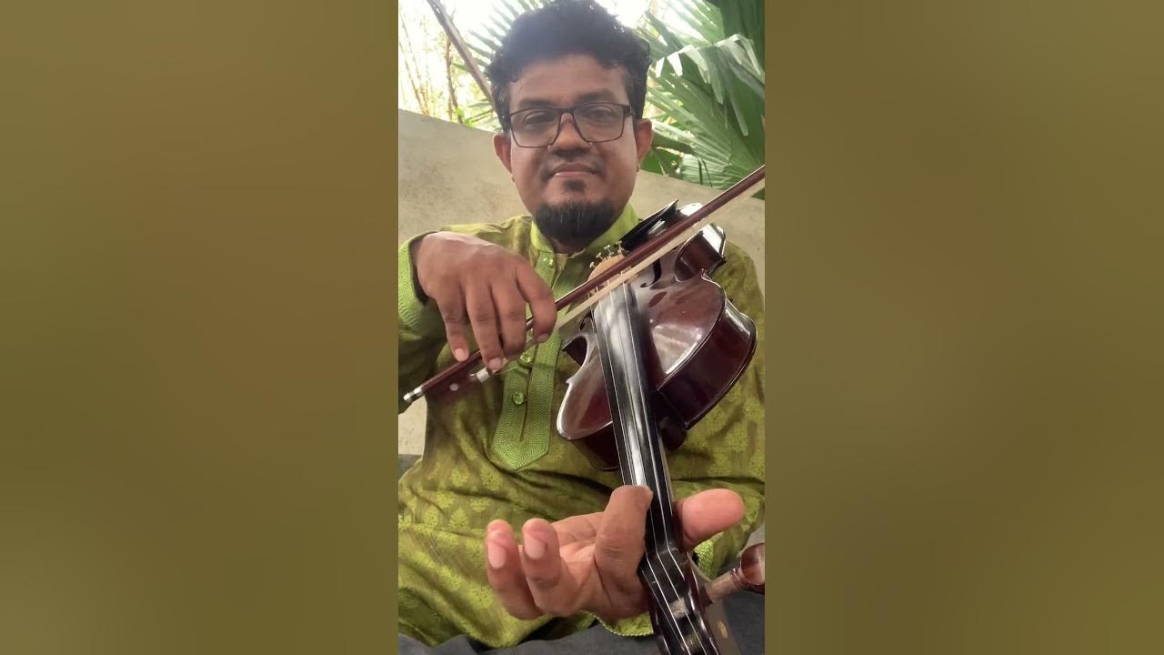 Learn the Technique of Indian Violin 0 3 Lesson lRaag Bilawal Lakshana geet l Sinhala lessons