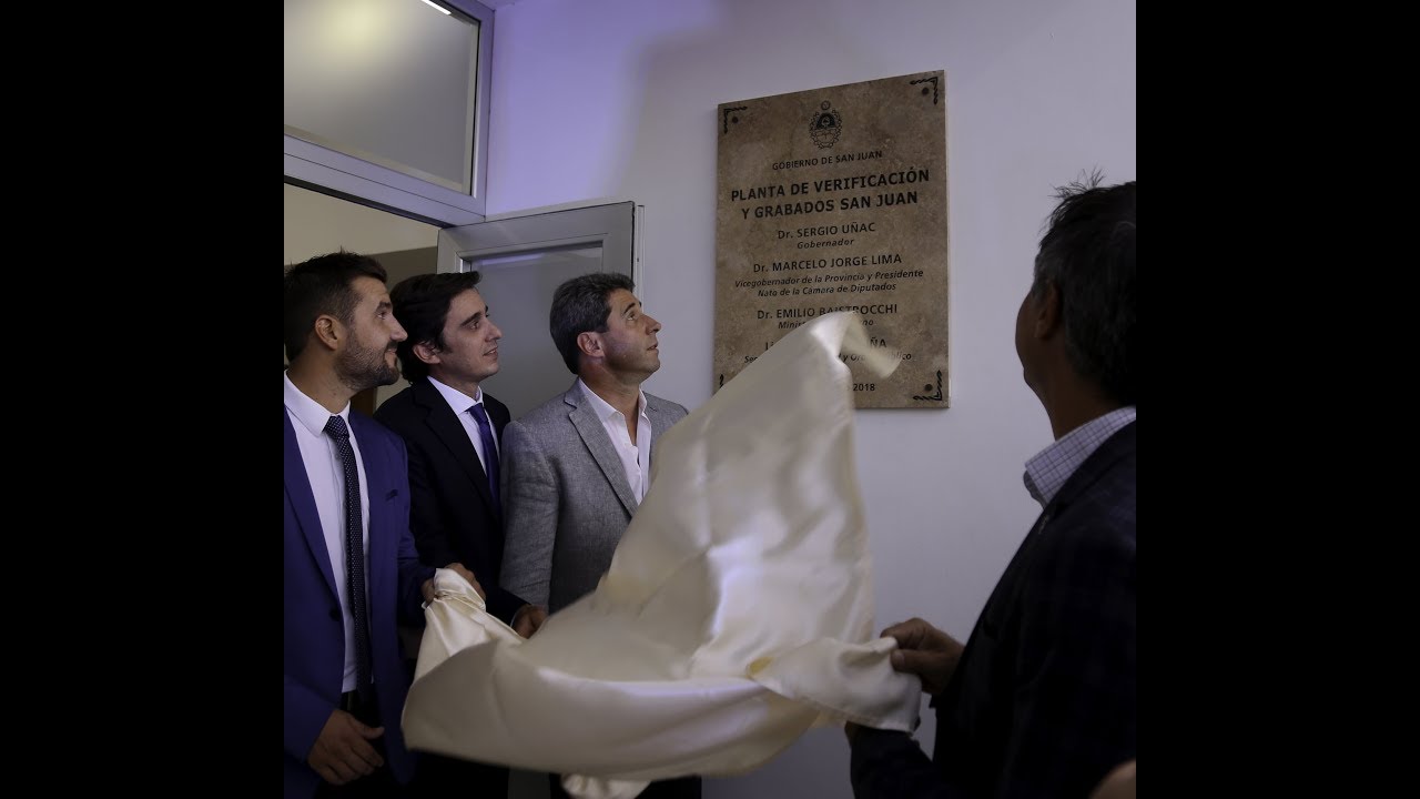 Inauguración de planta de verificaciòn y grabados san juan de luz