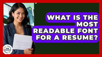 What Is The Most Readable Font For A Resume? - Job Success Network