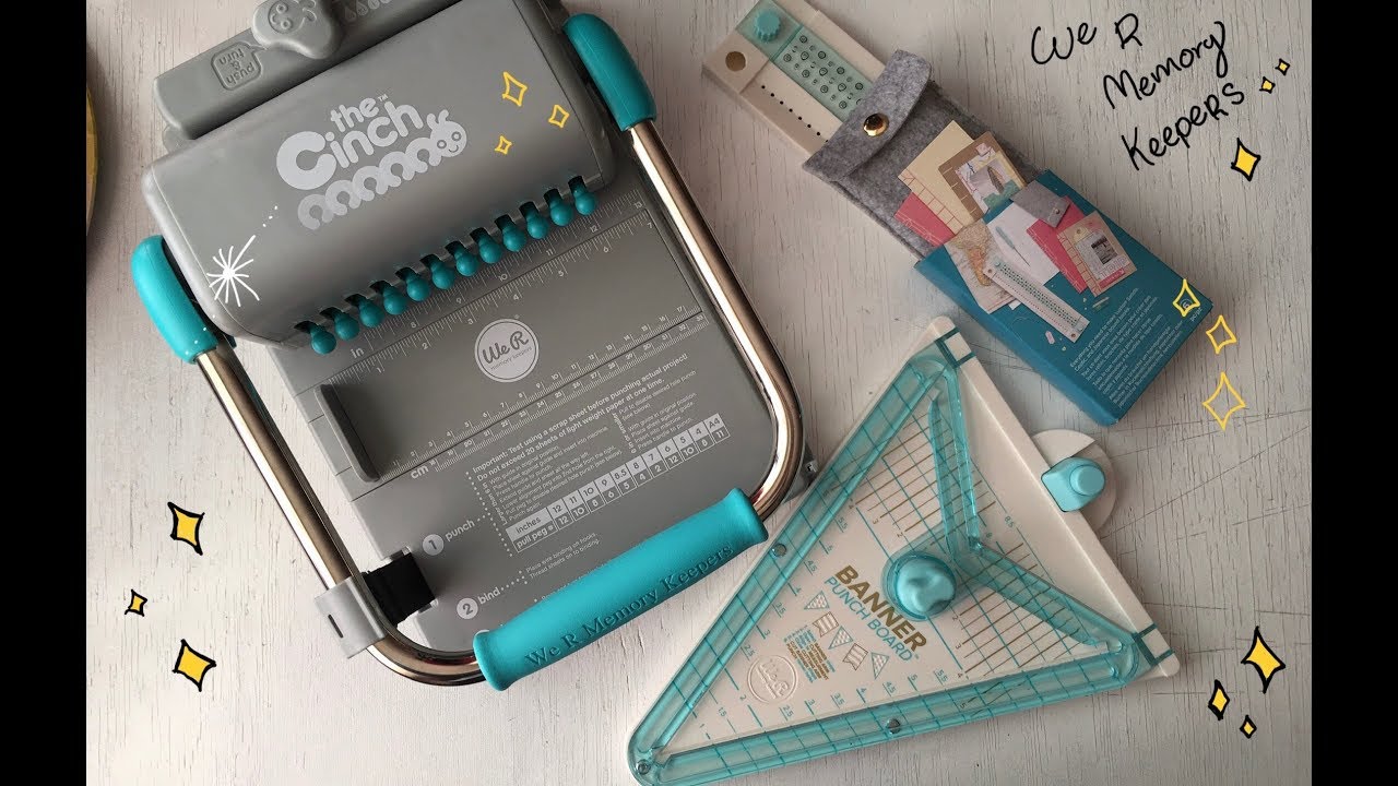 WRMK Unboxing 004 *The Cinch* Banner punch board book binding guide