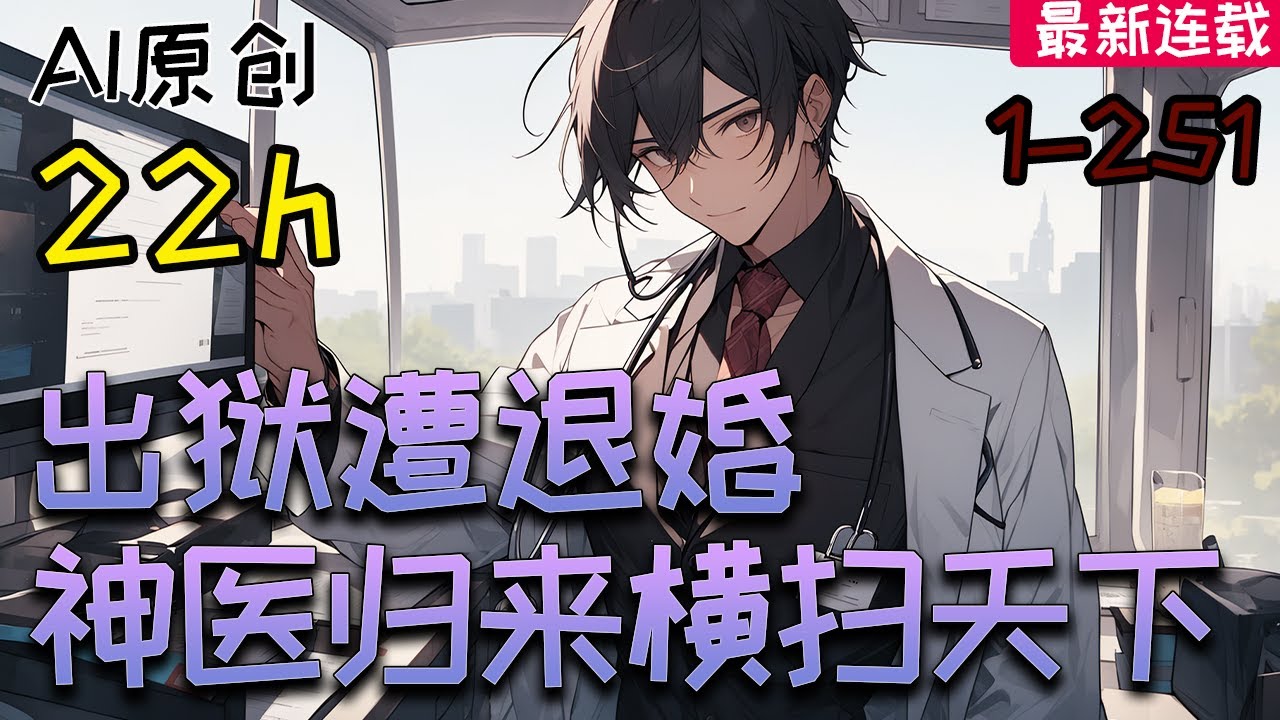 一口氣看爽《出獄遭退婚，神毉歸來橫掃天下》1-258：三年前他遭人陷害被送入獄，三年後，他學成歸來。 可出獄時，卻糟到了未婚妻背叛。#小说 【AI原创】#橙子说漫