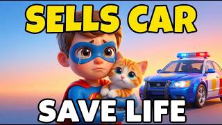Super Kid Sells His Beloved Police Car To Save Kitten Now
